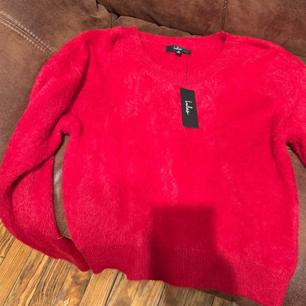 Lulu's Red Sweater